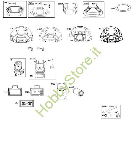 B - Scatola filtro aria, filtro aria B&S - 44 €¦ 445577-5138-B1 brand Stihl